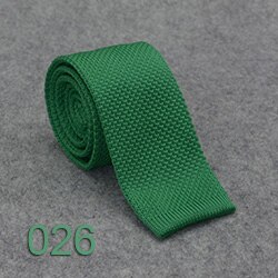 Huishi Slanke Mode Gebreide Banden Voor Mannen 5.5 Cm Solid Blauw Rood Gebreide Tiegreen Gebreide Tie Brown Gebreide Ties: 26