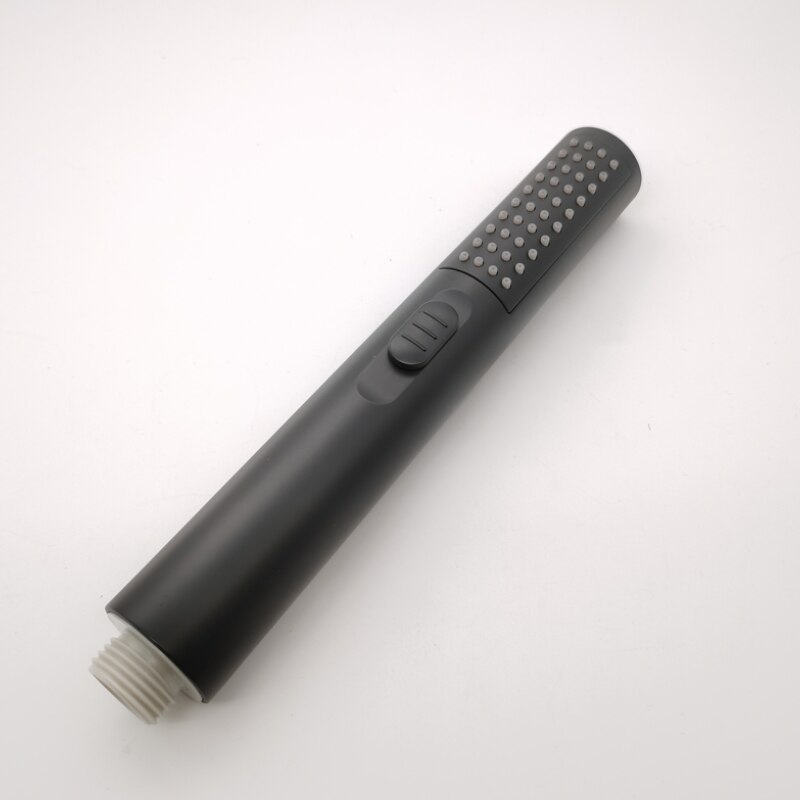 Shower Bar Set with Sliding Bar Solid Brass Outlet Connector 2 Functions Hand Shower 1.5m Hose Adjustable ABS Holder Matt Black