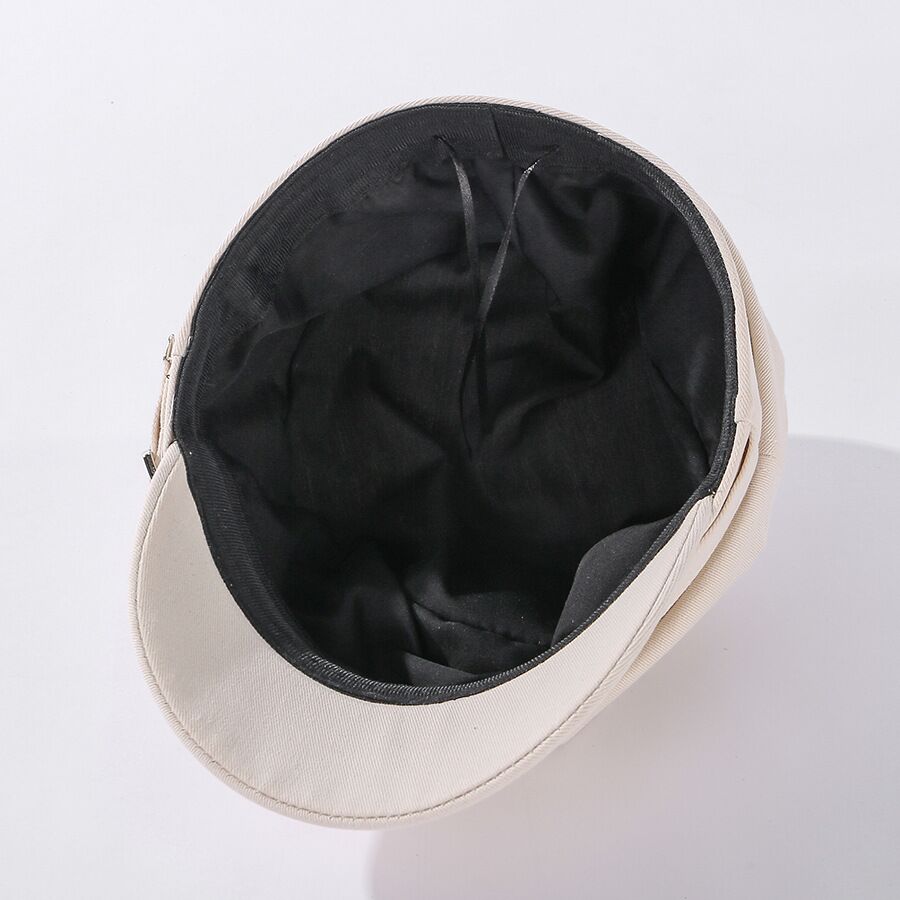 Gorras planas de color azul marino para mujer, gorras de sol fáciles de combinar con remaches, cómodas gorras casuales Retro de pintor, gorras de primavera y otoño para mujer
