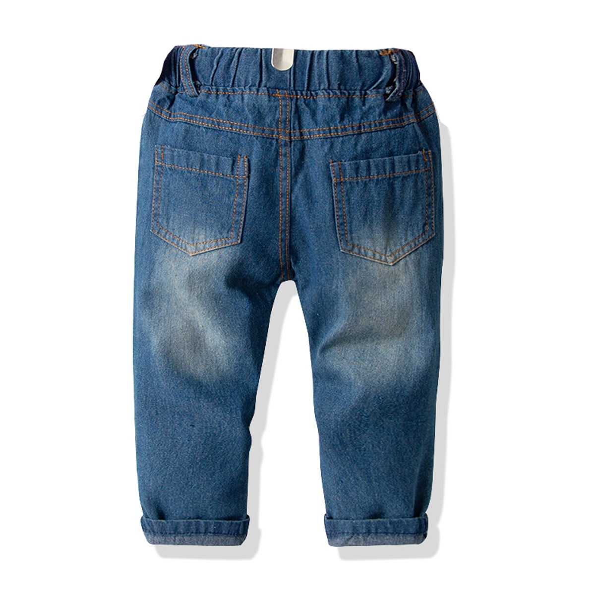 Pudcoco Jongen Jarretel Lange Denin Broek Ripped Jeans Lange Broek Voor 1-6Y Jongens Van Lente En Herfst Slijtage