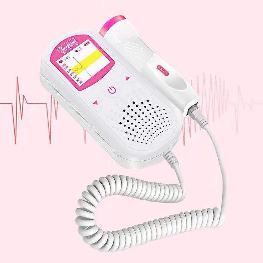 Pregnant Mother Fetal Heart Monitor Home Radiation-Free Fetal Heart Monitor Fetal Heartbeat Doppler Fetal Heart Monitor