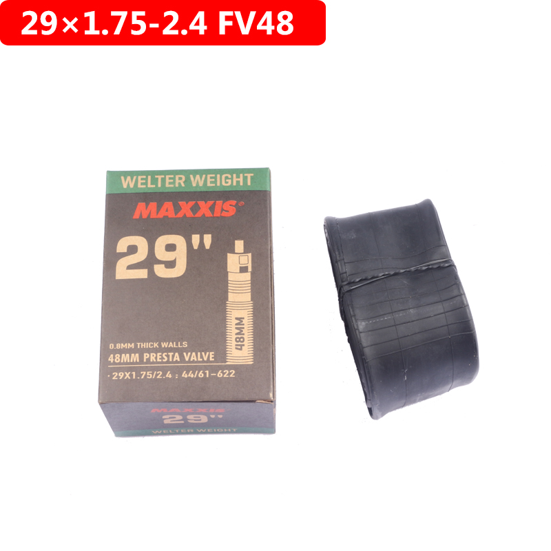 MAXXIS WELTER WEIGHT Bicycle Inner Tube 26 27.5 29 For MTB Mountain Bike Bicycle AV(SV) FV(PV) 48mm Original Inner Tube: black