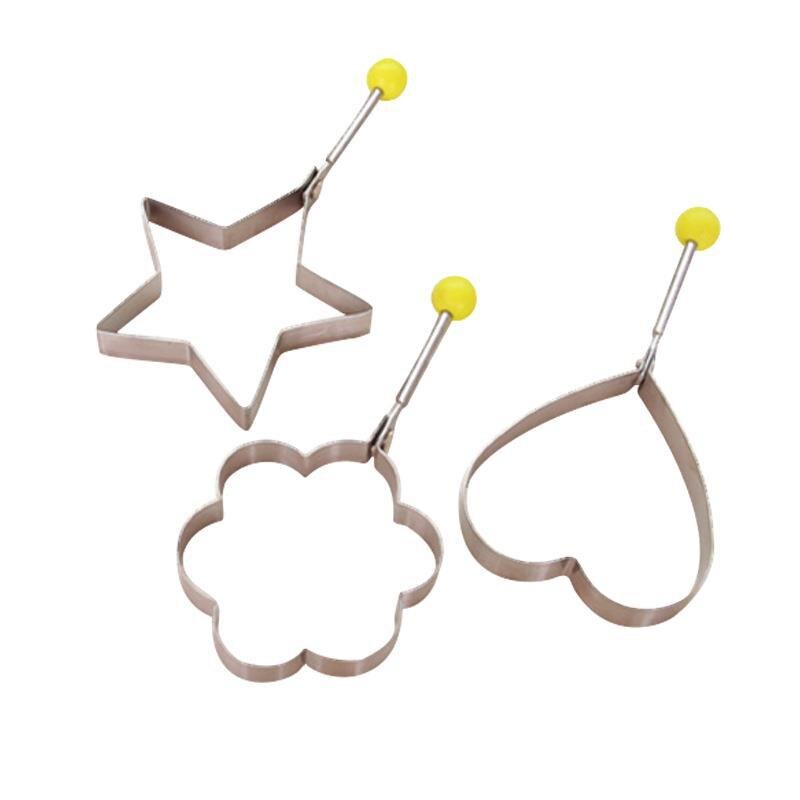 5 Style Fried Egg Pancake Shaper Omelette Stainless Steel Mold Mould Frying Egg Cooking Tools Kitchen Accessories Gadget Rings