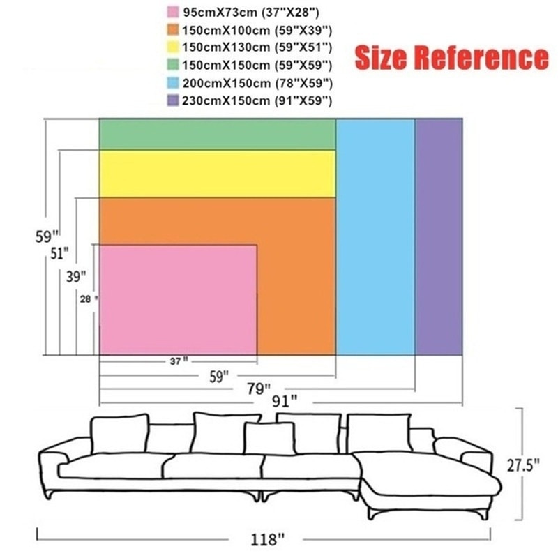 Bohemian Tapestry Wall Hanging Tapestry Rainbow UFO Pride Tapestry Wall Hanging Bedroom Livingroom Dorm Wall Decor