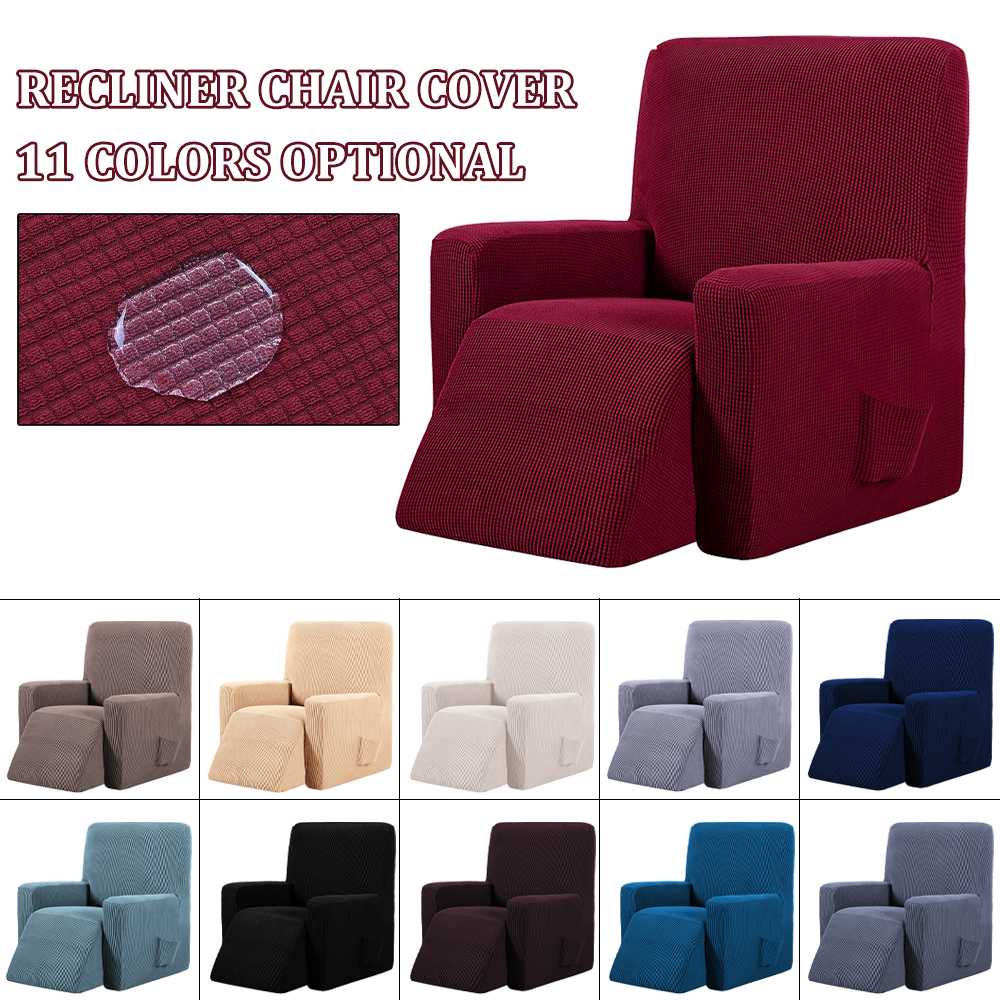 11 Kleuren All-Inclusive Hoge Stretch Fauteuil Stoel Covers Waterdicht Anti-Slip Couch Hoes Wasbare Meubels Protector