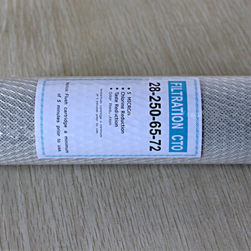 Wasser Filter Aktivkohle Patrone Filter 10 Zoll Patrone Ersatz Luftreiniger CTO Block Kohlenstoff Filter Wasser purifie