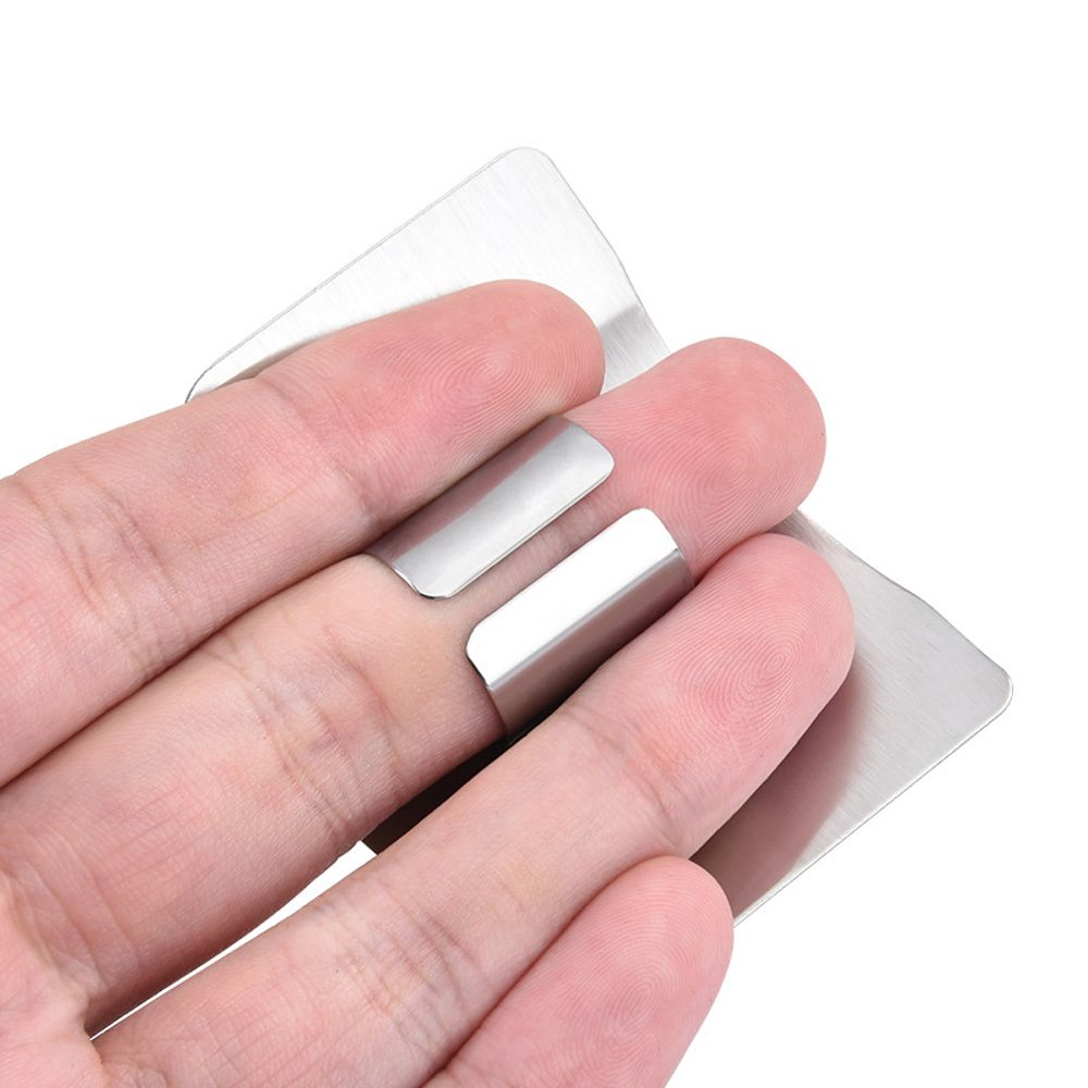 1Pcs Rvs Finger Protector Hand Snijden Guard Kleine Veilig Anti Pijn Vinger Bescherming Keuken Tools Gadgets