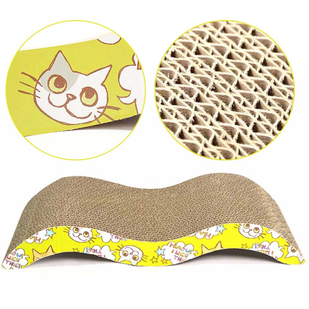 1PCs Kat Speelgoed Kat Krasraad Pad Krassen Berichten Kitten Papier Pad M Vorm Katten Slijpen Nail Schraper Mat matras