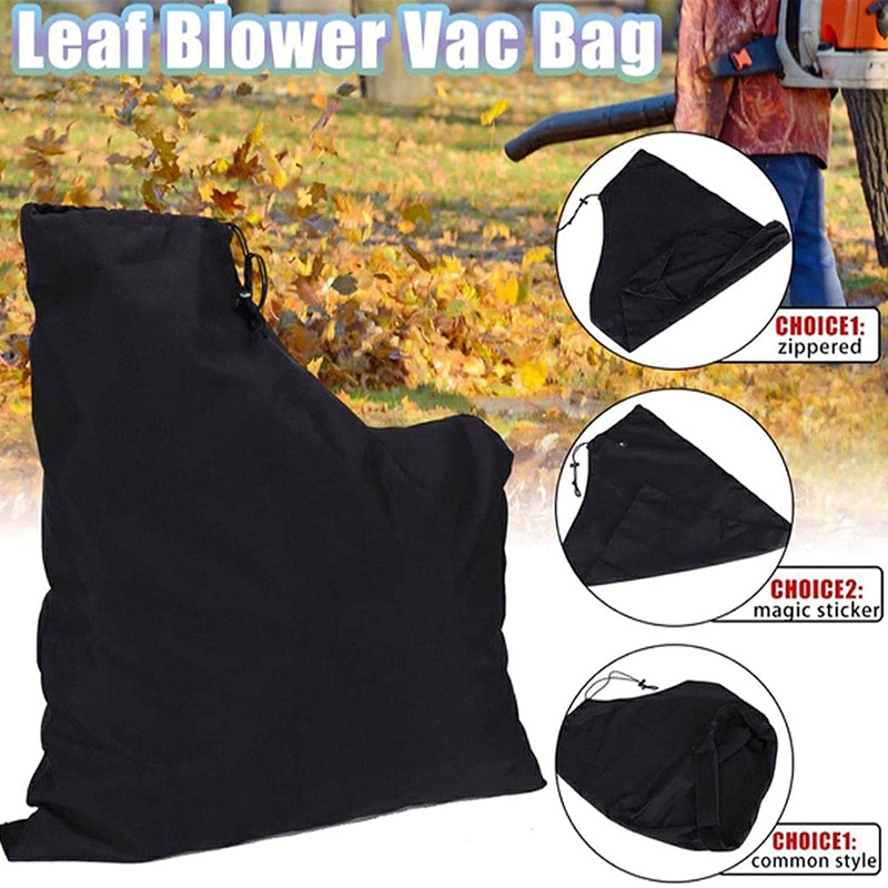 Leaf Blower Bag,Portable Leaf Blower Vacuum Zippered Bottom Dump Bag,For Outdoor Ultra Blower Rake &amp; Vacuum Leaf Blowers