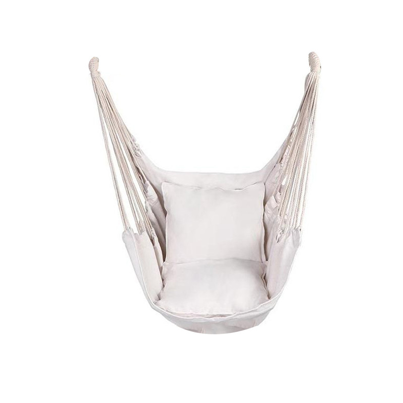 Columpio portátil para exteriores, hamaca gruesa para jardín, viaje, Camping, almohada, columpio: Pulir