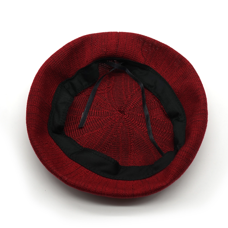 100%  bomulds justerbar kvinder hat baret hat forår og sommer græskar klovn pige retro baret bønne hat