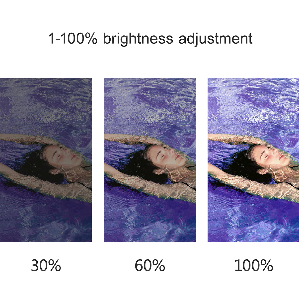 Fill light diving photography light 72 LED High Power Dimmable Waterprooffor DSLR Camera Vlog Photography Light Accessories