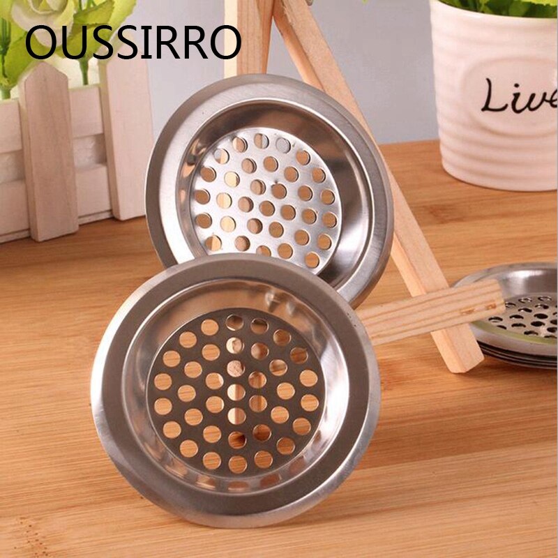 Douche haar zeef Metalen Aanrecht Filter Riool Afvoer Douche Drain Haar Colanders Zeef Filter Badkamer Afvoerputje