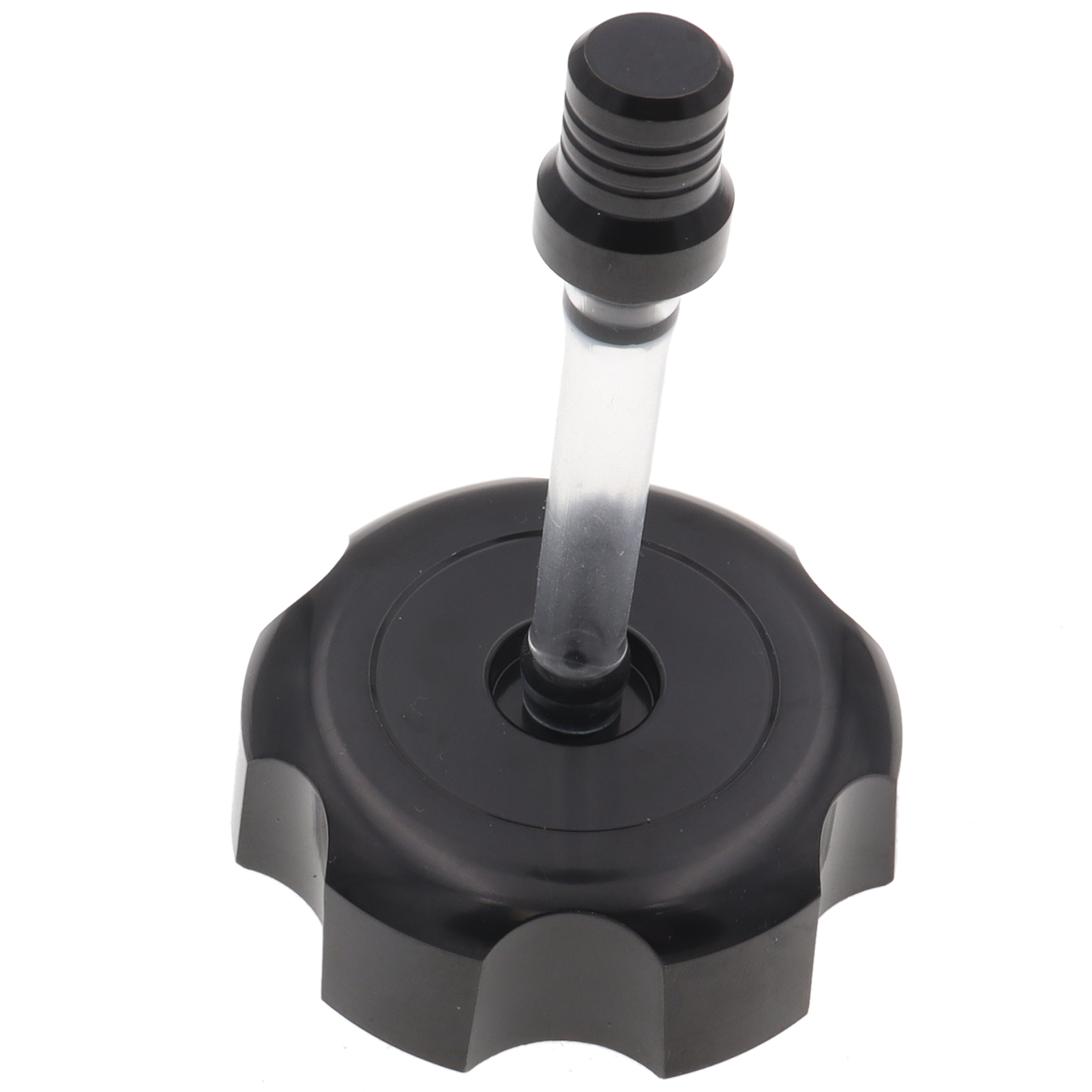 40mm CNC Gas Tank Cap for 49cc 50cc 70cc 90cc 110cc 125cc ATV Sunl Roketa Soolster Nst Taotao: black