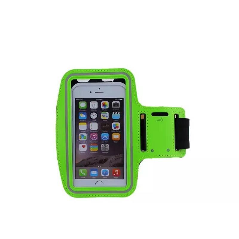 Brazalete Deportivo Universal resistente al agua, soporte para teléfono móvil de 5,5 pulgadas, para correr, Samsung, Huawei, xiaomi, iPhone, Brazalete Deportivo: Green