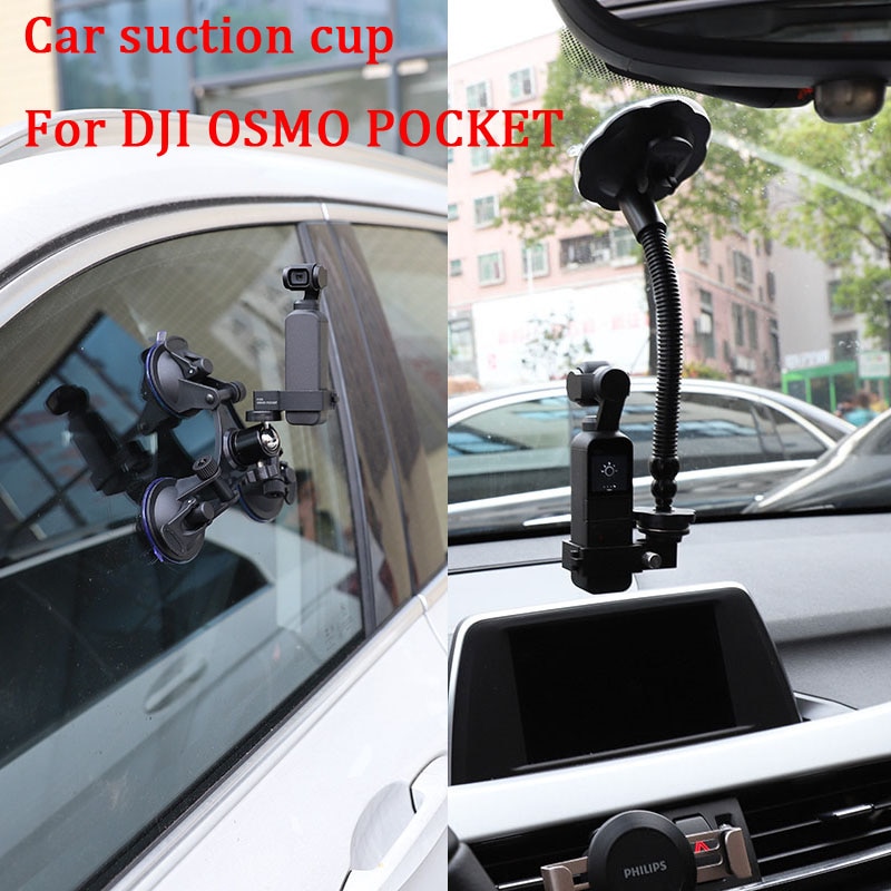 Ventouse de pare-brise de voiture de poche Osmo pour caméra de cardan de poche Dji Osmo avec connexion de Module d'extension pour poche Dji Osmo