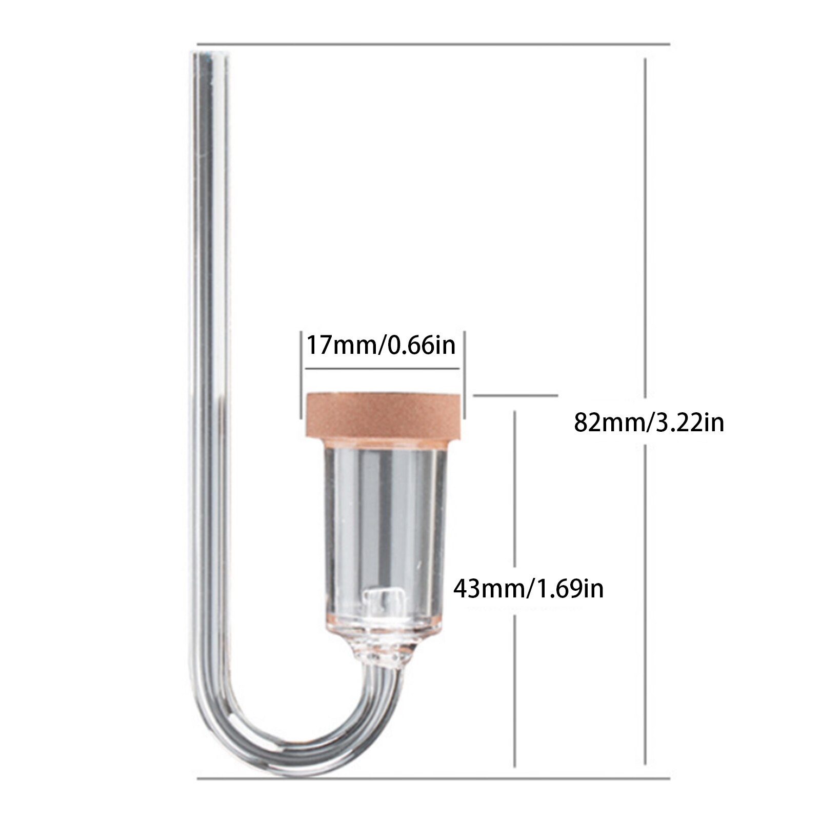 CO2 Acrylic Diffuser Practical Transparent Equipment Tool CO2 Acrylic Diffuser Practical Transparent Equipment Tool