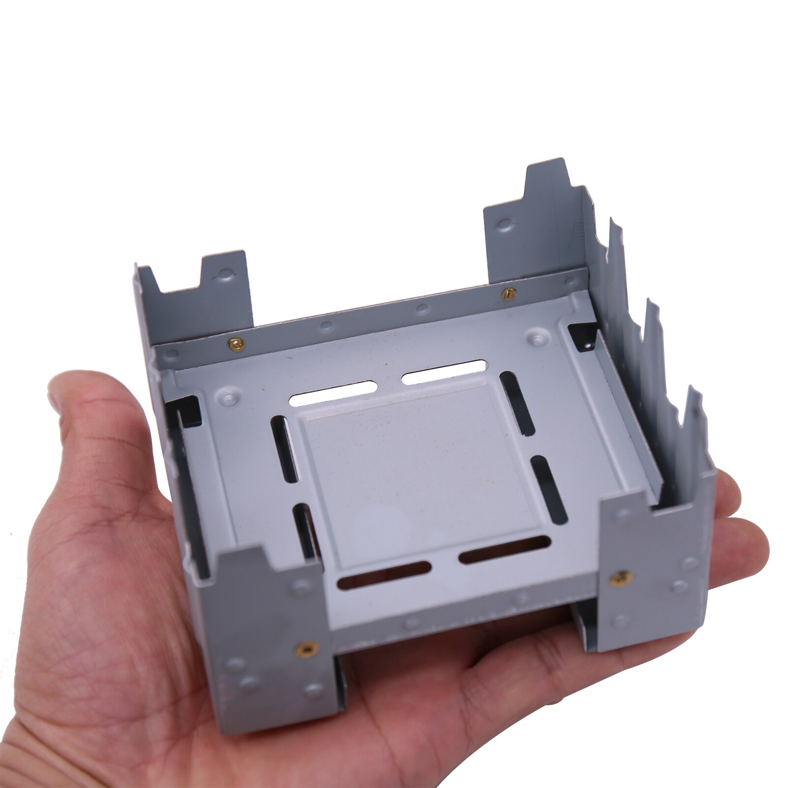 Portable Foldable Mini Camping Stove Solid Fuel Wax Burner Outdoor Picnic Alcohol Stove Cookware Camping Equipment