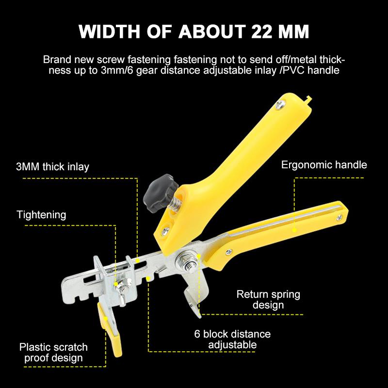 100 Pcs 3mm Tile Leveling System Levelling Spacers Flooring Tiling Tool For Suit Household System Floor Tile Kits Tools