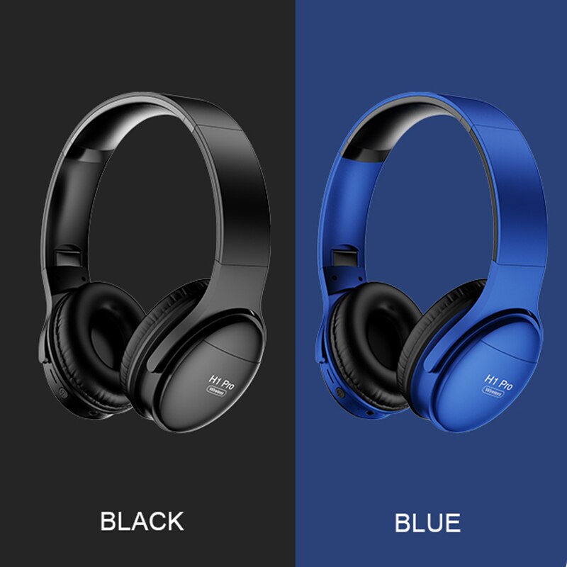 H1 Pro Wireless Bluetooth Headphones HiFi Stereo Gaming Headset V5.0 Foldable Earphone with Micphone Support TF Card