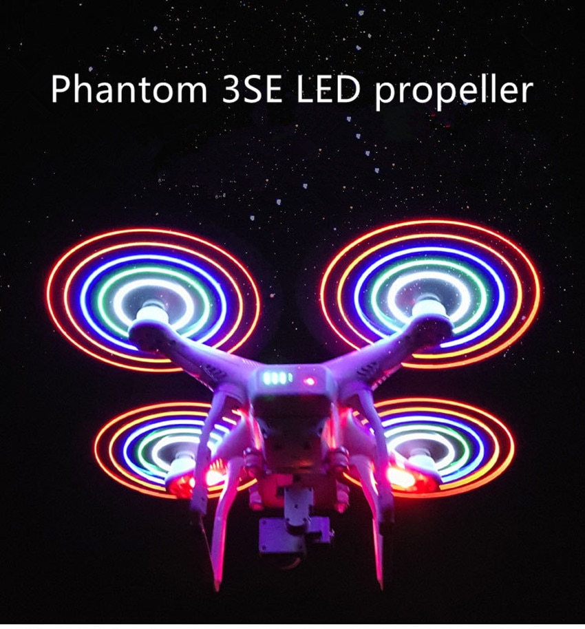 Voor DJI Phantom 3 SE professionele chargable LED flash Propellers USB Charger blades cw ccw 9450 Propeller DJI Accessoires
