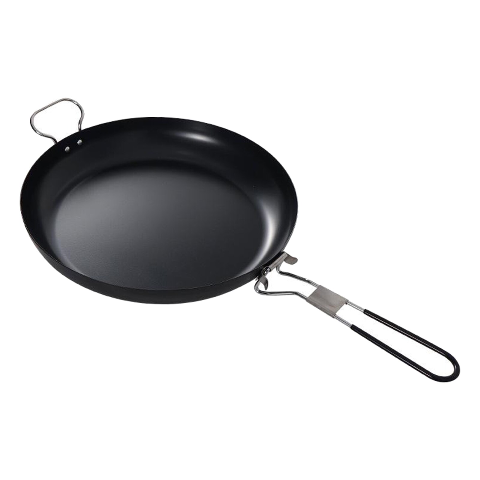 Camping Kookgerei Koekenpan Grillen Pan Vouwen Handvat Draagbare Kamp Pan Koken Apparatuur Voor Outdoor Wandelen Picknick Non-stick: 12 Inch