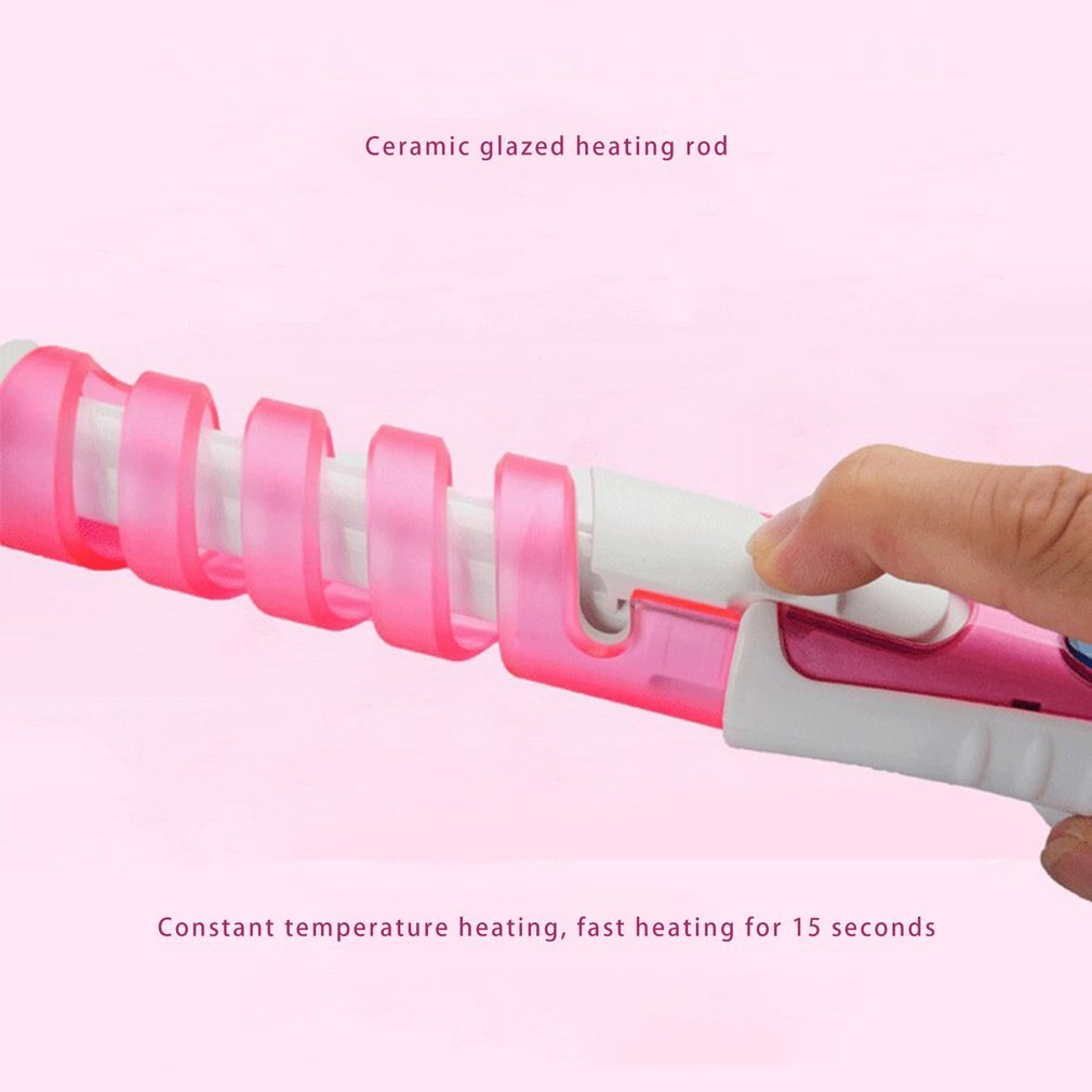 Electric Spiral Curling Tool Electric Hair Curlers Automatic Curling Wand Hair Styling Machine Curling Tool