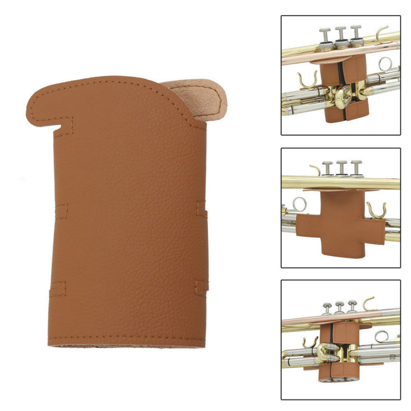 1 pièces instruments de musique Bugle trompette souple en cuir PU housse de protection
