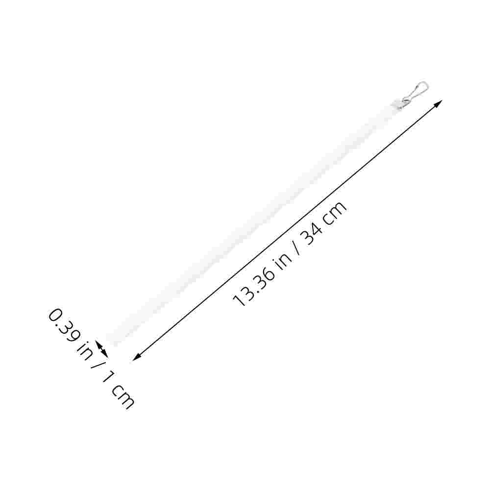 Baguette de rideau en acrylique avec crochet, baguette de rideau transparente, baguette de nervure d'ouverture, accessoires de rideau transparents, draperie universelle, le plus récent