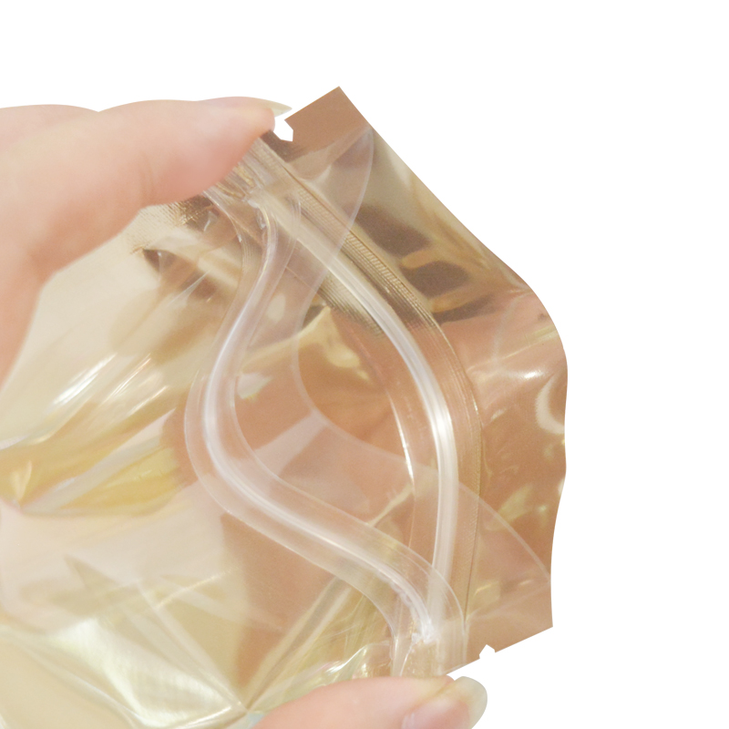 100 Pcs Kleurrijke En Transparante Zip-Lock Zakjes, Voedsel Opslag Zakken Vochtbestendige Zakken Houden Aroma Zip-Lock Zakken