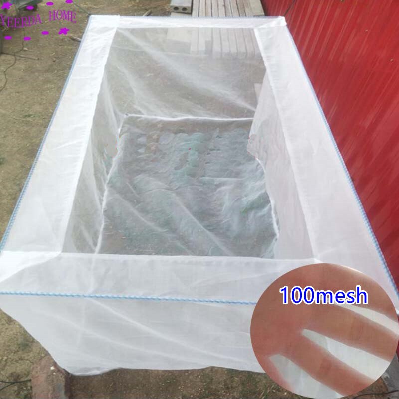 Big size Thicken Aquaculture grow Net Case Anti-escape net cage for eel, crab, leech Fish fry culture Customization: 100 mesh / 2x1x0.8 m
