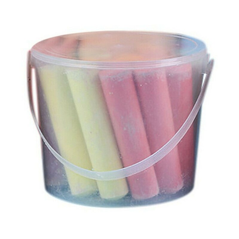 20pcs/set Coloured Chalk Jumbo Sidewalk Chalk Sticks Playground Giant Chalks Office Supplies Painting Stick School Stationery