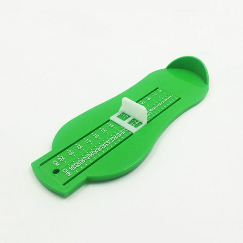Baby Voeten Lengte Groeien Meten Liniaal Schoen Gradenboog Gauge Tool Meter Peuter Voet Gauge Fittings Gereedschap: green