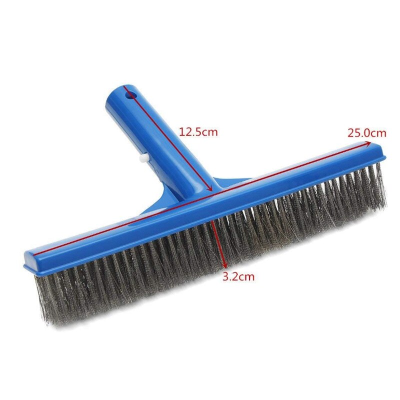 Pool Pool Low Brush Pool Wall Wire Brush Cleaning Cleaning Brush 10 Inch Swimming Pool Fish Pond Pool Brush Tool