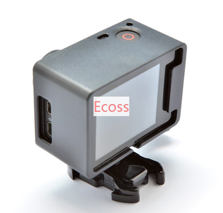 Pantalla LCD para Gopro hero3/3 +/Hero4, pantalla LCD BacPac + cubierta de la caja de la puerta trasera + Marco de extensión + soporte de hebilla para accesorios Gopro