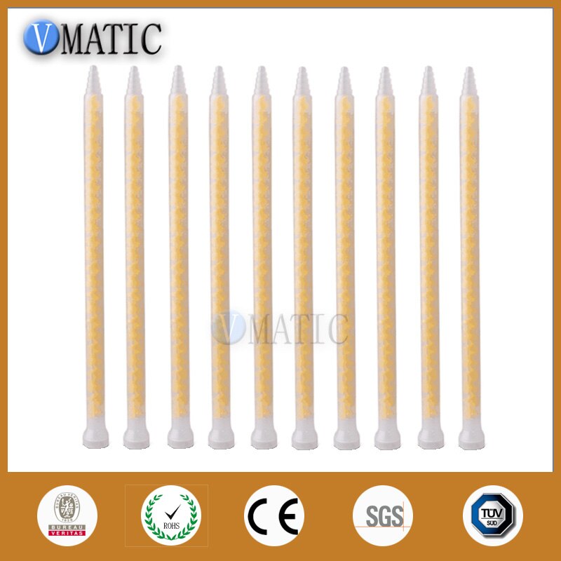 20Pcs Disposable Nozzles Static Mixer Ab Glue Dispenser Spray Plastic Epoxy Mixing Nozzle