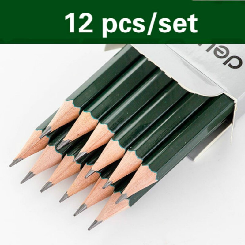 DELI Sketch Pencils Wooden Lead Pencils Art Examination Special Drawing Pencils Pens Pencils and Writing Supplies