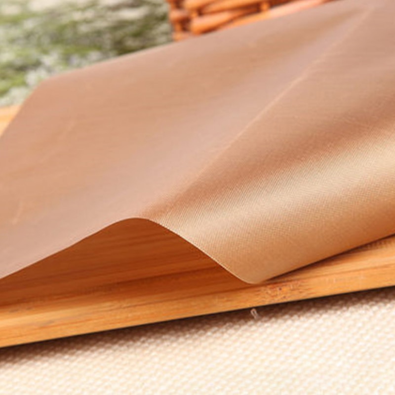Tapis de cuisson réutilisable résistant aux hautes températures feuille de téflon pâtisserie cuisson huile papier résistant à la chaleur Pad anti-adhésif pour barbecue en plein air