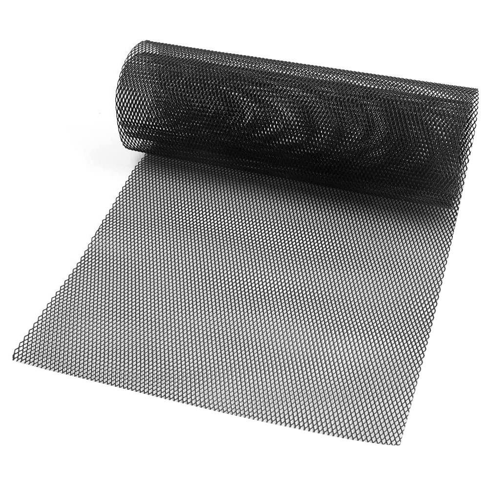 Car Aluminum Alloy Rhombic Mesh Grill Cover Bumper Fender Hood Vent Protector Grill Universal Cuttable Front Radiator Grills
