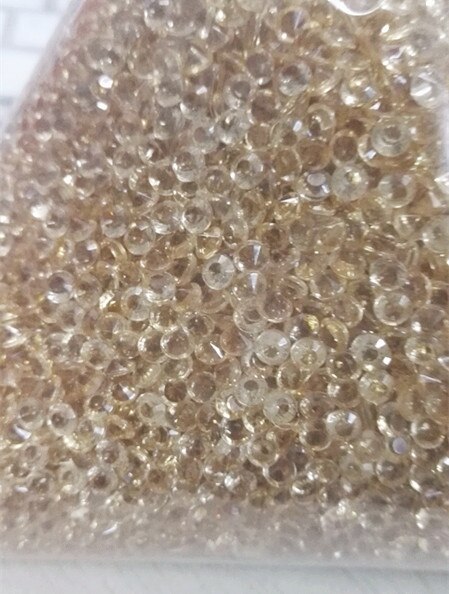 5000PCS 4.5mm Wedding Decoration Crafts Diamond Confetti Table Scatters Crystal Centerpiece Events Party Festive Supplies: light coffee