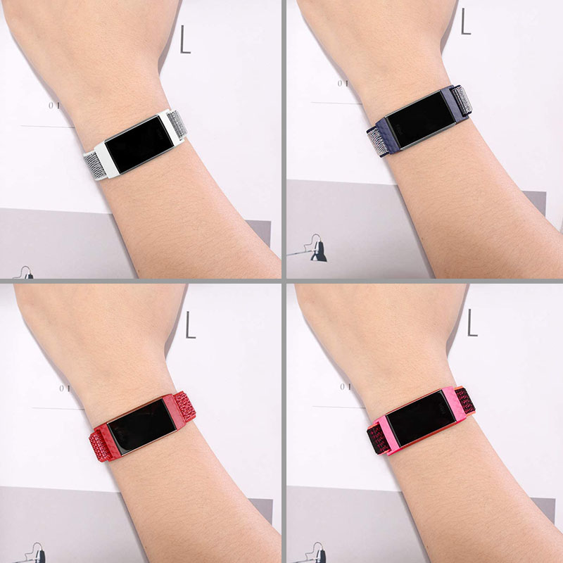 Nylon-Uhrenarmband für Fitbit Charge 6 4 5 3 SE Band Sportarmband Schlaufenarmbänder Armband für Fitbit Charge 5 3 4 3 SE Correa