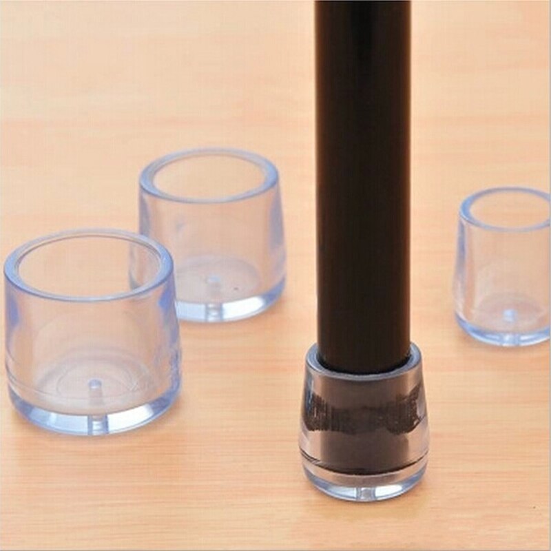 8 Stck transparent Gummi Möbel Tisch Stuhl Bein Boden Füße Deckel Startseite Schutz 15Mm &Ampere; 18Mm