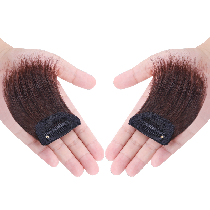 Pruikstuk onzichtbaar, pluiziger, dikker haar aan beide kanten, haarvervanging bovenop voor vrouwen