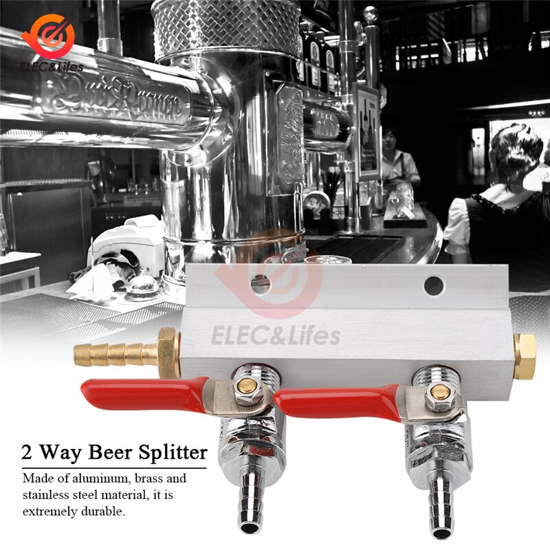 2/3/4 Way CO2 Air Gas Distribution Manifold Splitter Draft Beer Kegerator With Check Valves For Homebrew Beer Brewing Tool