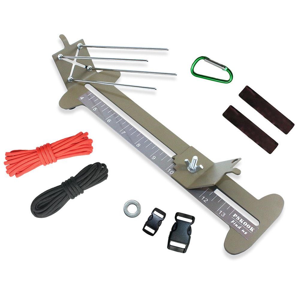 Himiss justerbar jig armbånd stål ramme armbånd strikning værktøj armbånd diy maker paracord jig: Default Title