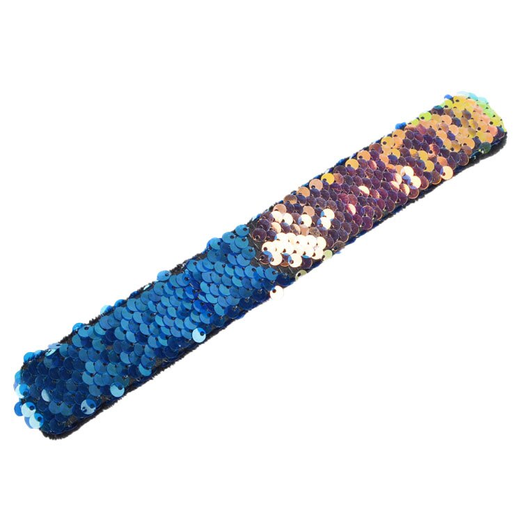 Skinnende glitter pailletter armbånd armbånd syning farve cirkel slap armbånd til børn piger børns julefest smykker: 13