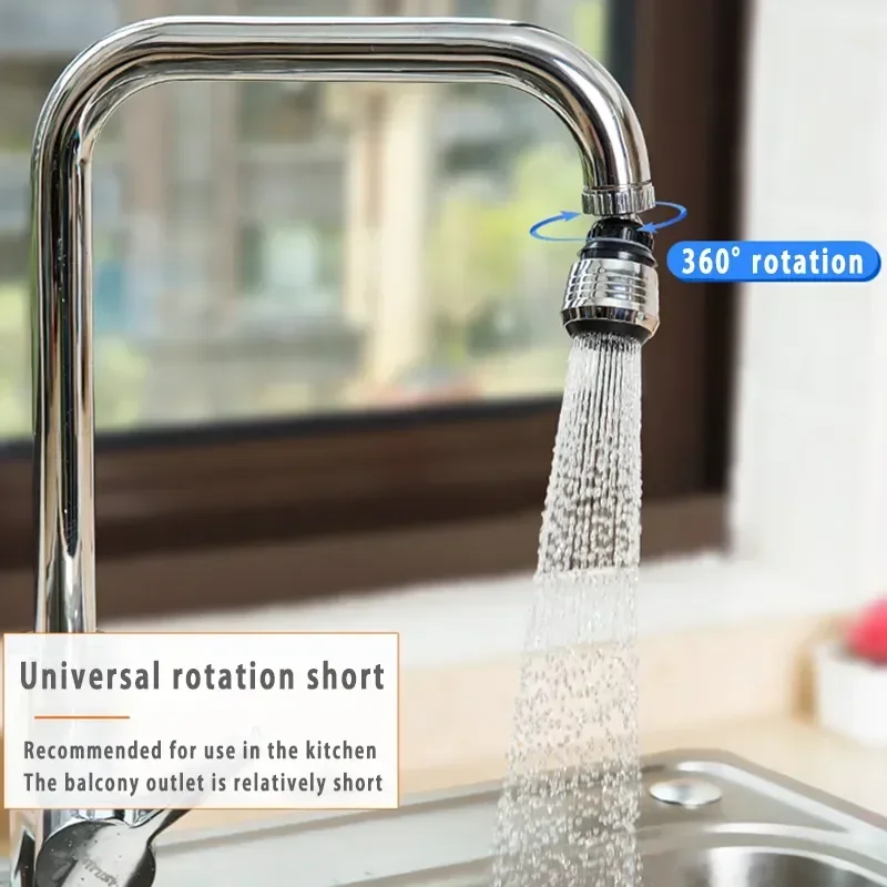 2 Modi 360 Draaibare Waskolf Hogedruk Kraan Extender Waterbesparende Badkamer Keuken Accessoires Benodigdheden Keuken Gadgets