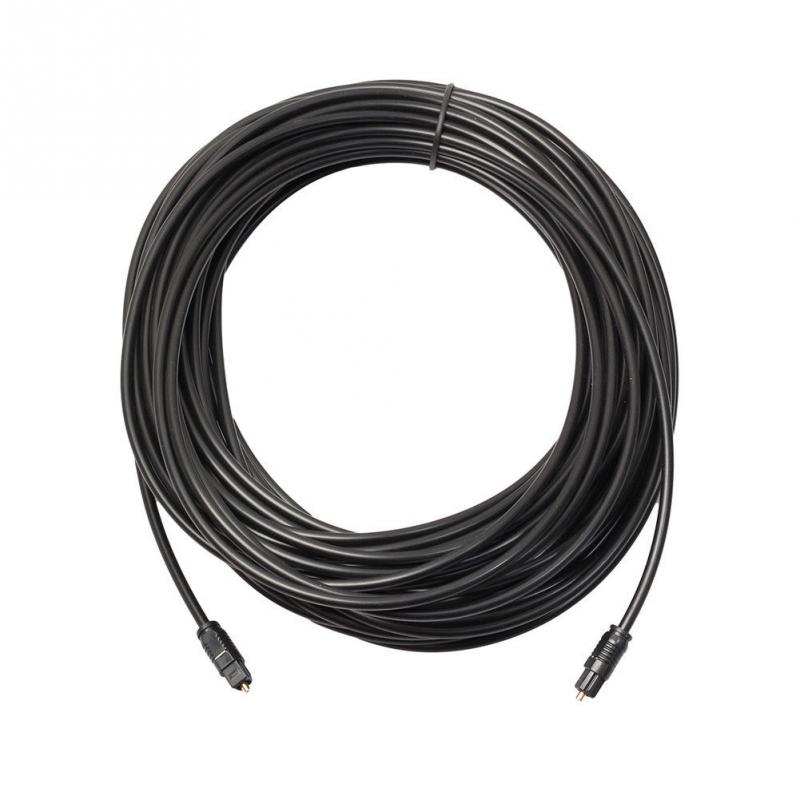 Cable de Audio óptico Digital para Toslink chapado en oro 1m 1,5 m 2m 3/5m 10m 15m 20m SPDIF MD DVD Cable chapado en oro de # 2