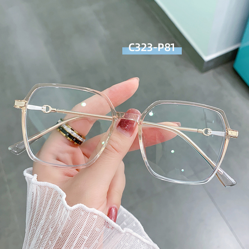 Prescription Eyeglasses Frame Women Eyeglasses Full Rim Flexible TR-90 Glasses Frame Optical Eyewear Female Spec: GRAY