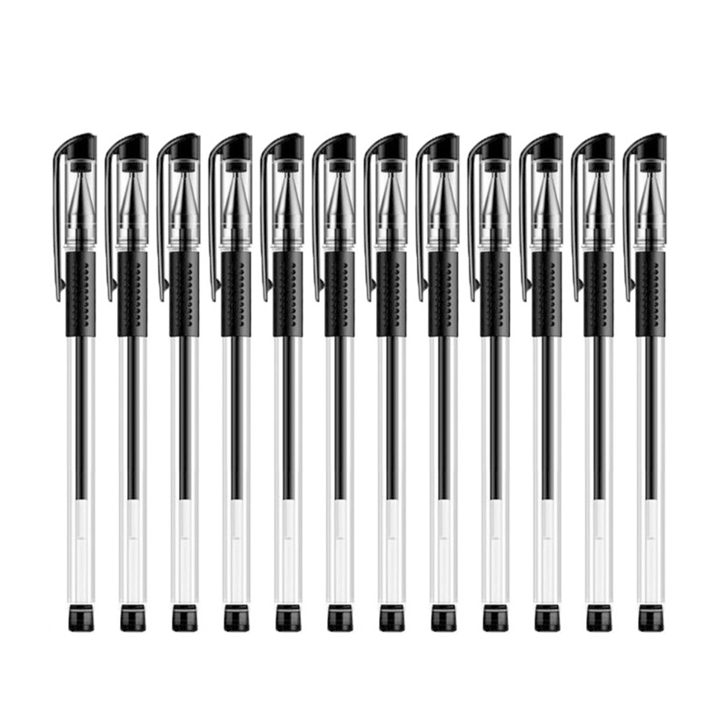 Lot Black Red Blue Signature Neutral Pen Rod Business Office Write Student Stationery Exam Replaceable Refill Ball-Point Pen